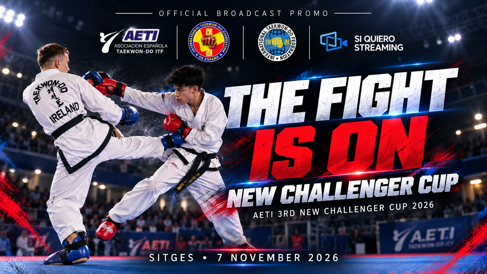 New Challenger Cup 2026 patrocinio broadcast