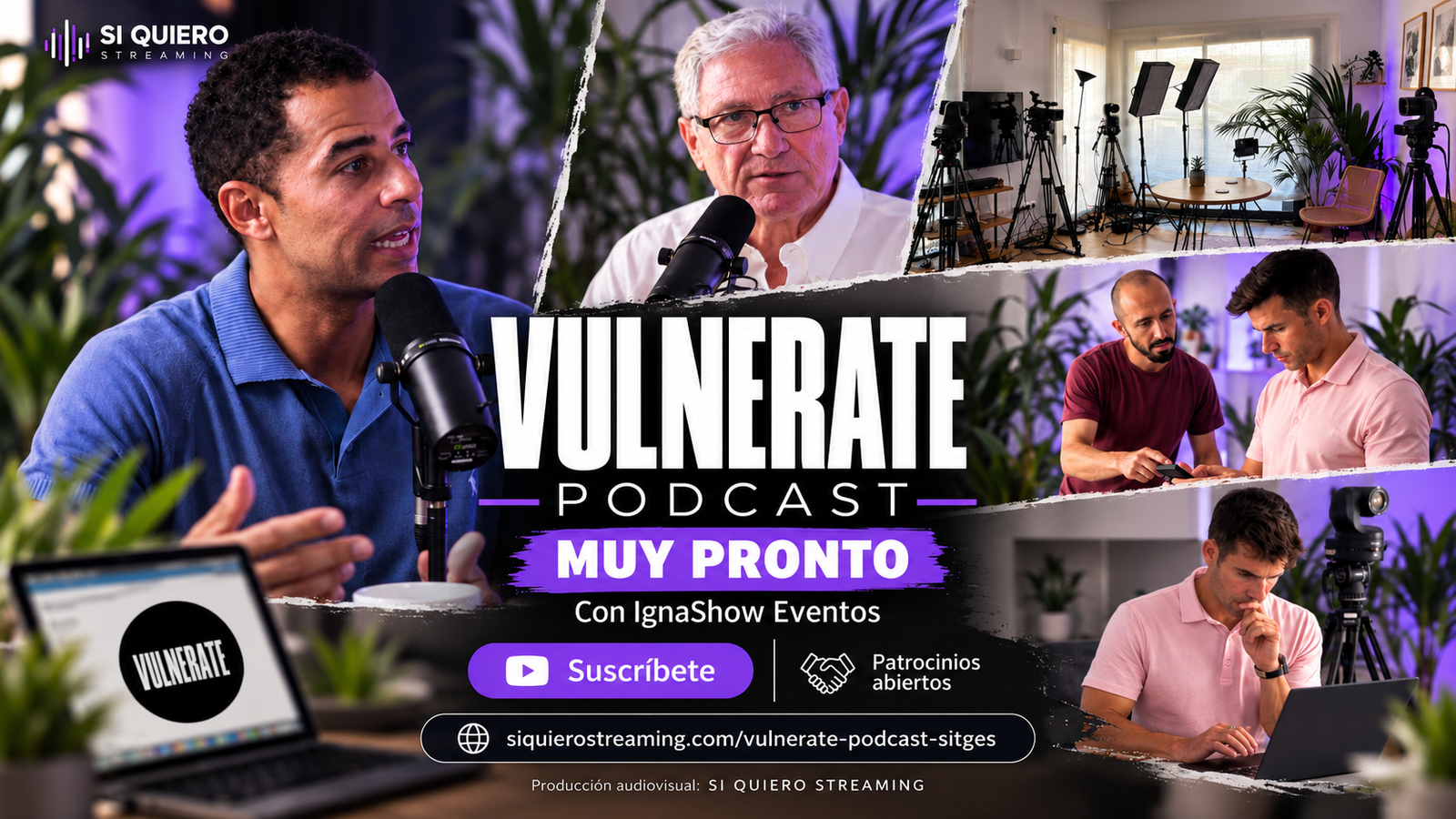 VULNERATE: podcast producido en Sitges con realización multicámara