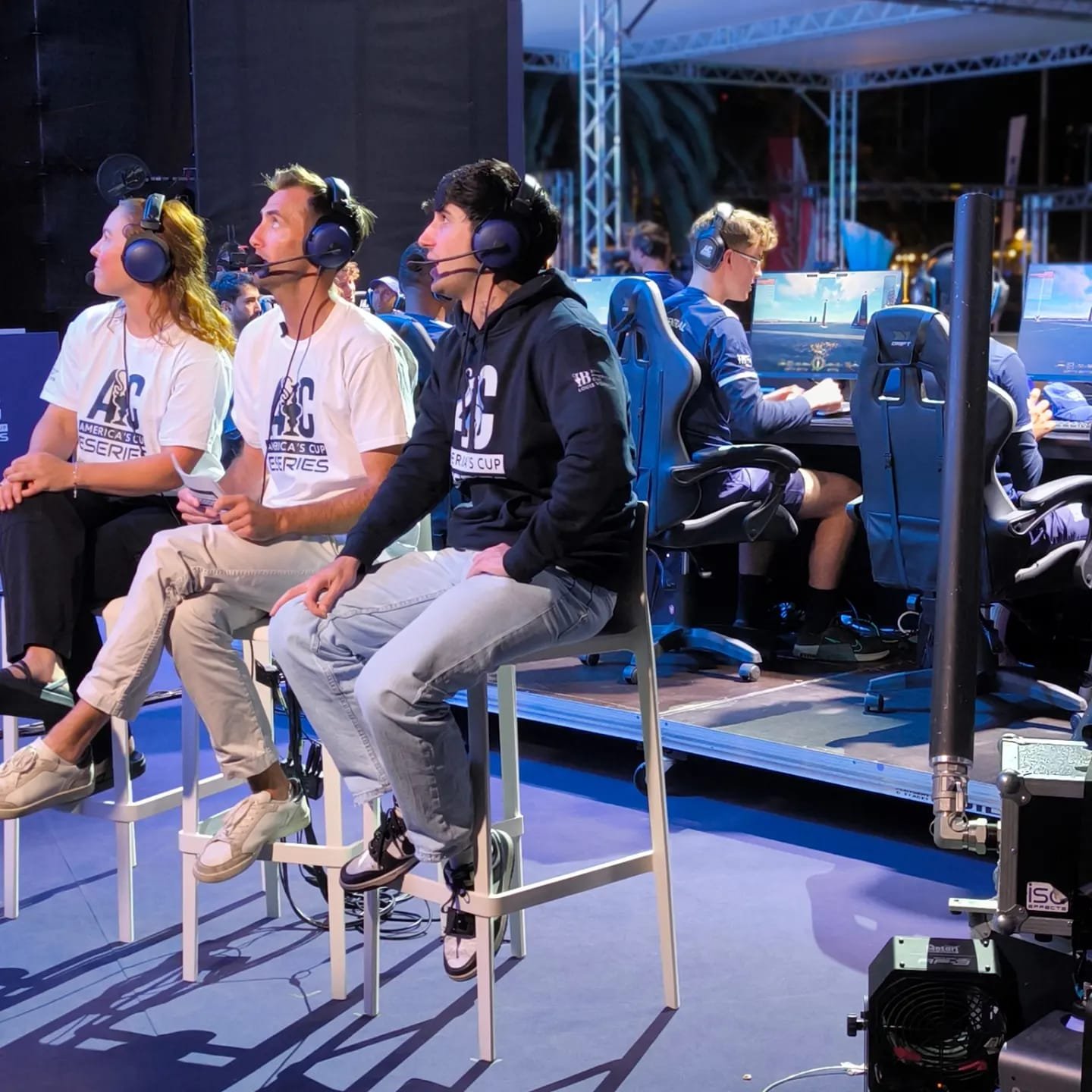 Casters y gamers en America’s Cup e-Series Barcelona · SI QUIERO STREAMING