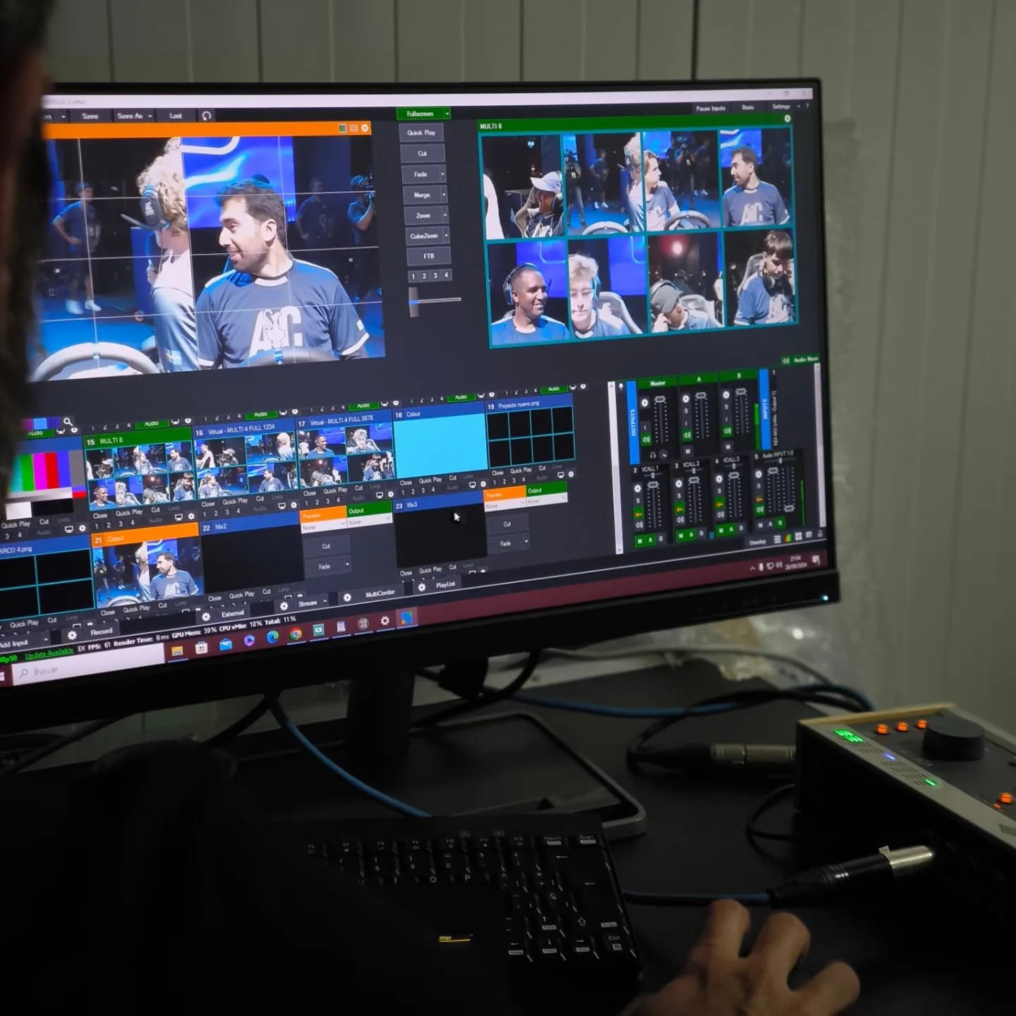 Realización vMix en la America's Cup e-Series Barcelona